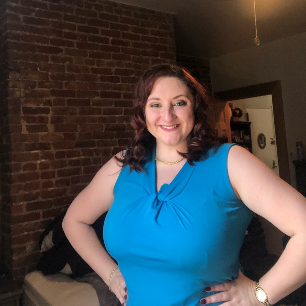 Blue blouse